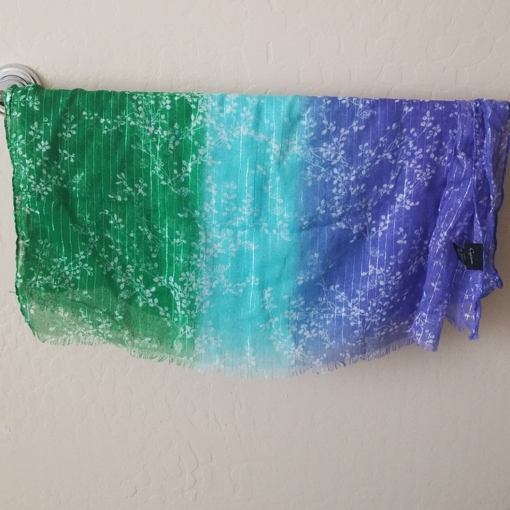 Cajon scarf about 7 feet long and 2 feet wide